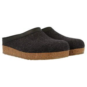 Haflinger GZL Leather Trim Grizzly Charcoal 43 EU/Women's 12 M US/Men's 10 M